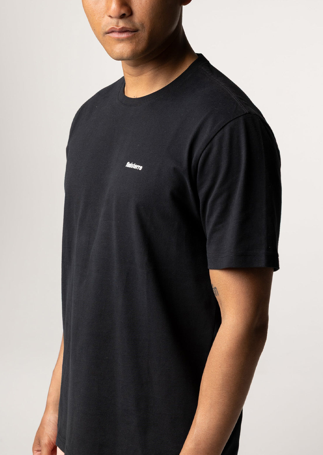Finisterre Men's Harlyn Logo T-Shirt Black