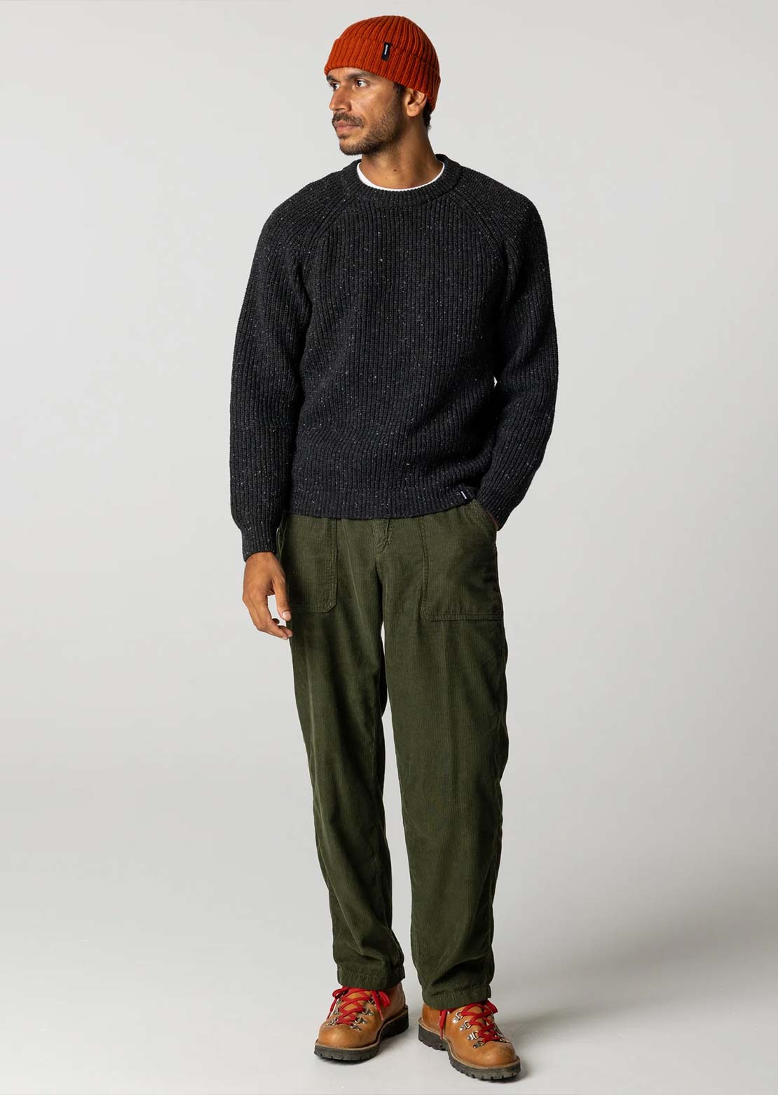 Finisterre Men's Mora Jumper Raven