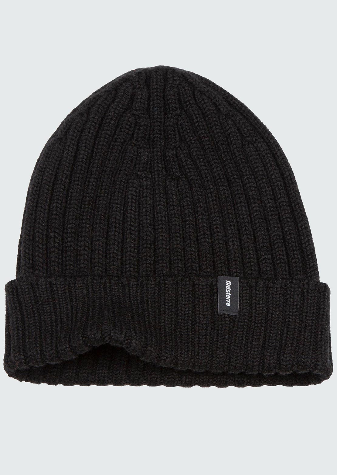 Finisterre Unisex Fisherman Beanie Black
