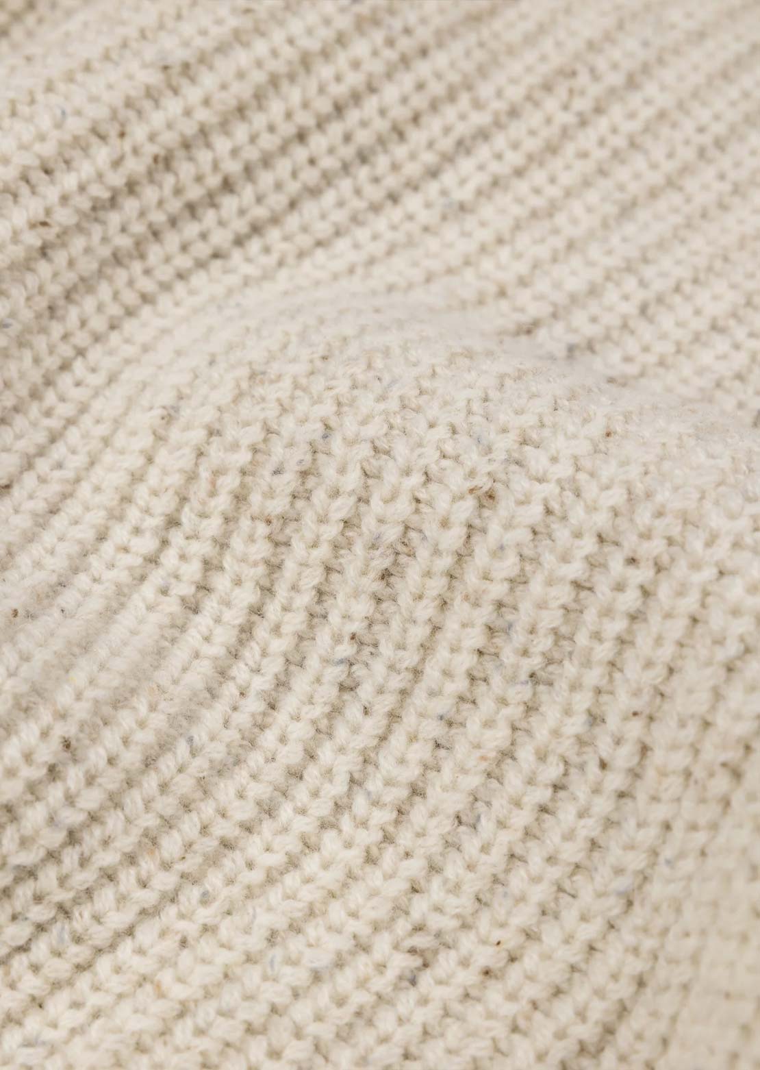 Finisterre Women's Mora Roll Neck Ecru