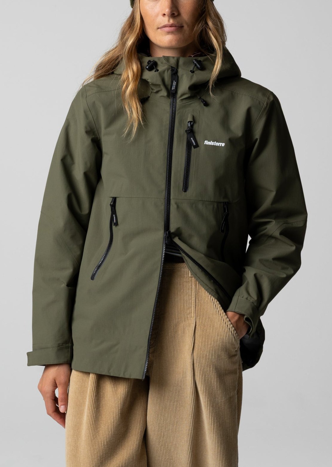 Finisterre Women's Stormbird Jacket Olive