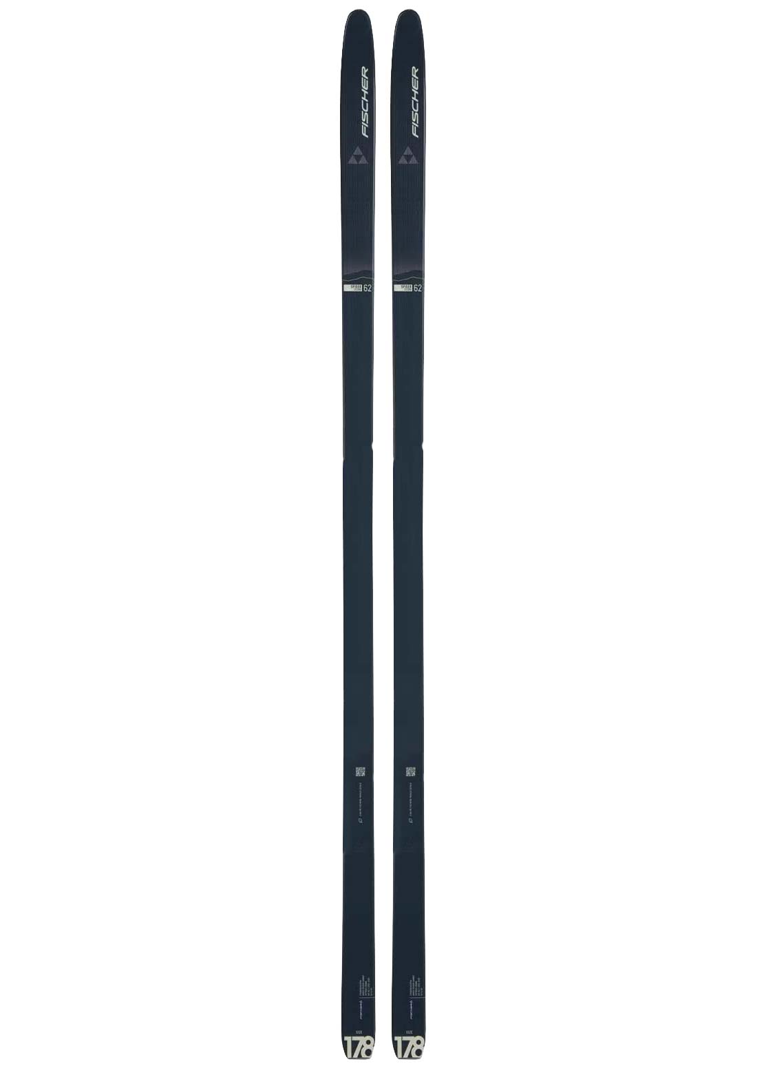 Fischer Unisex Spider 62 Crown Xtralite Flat Ski