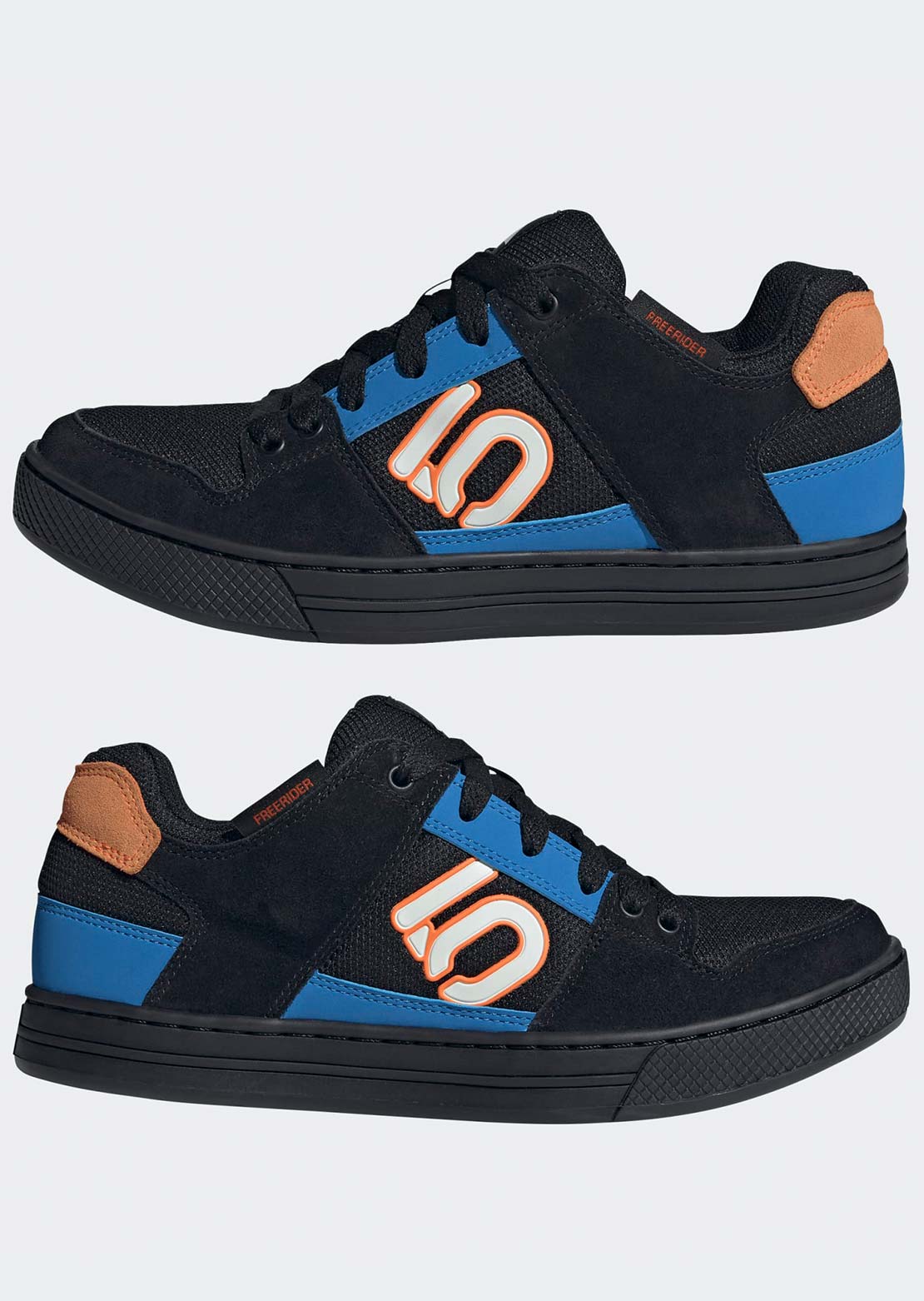 Five Ten Men's Freerider Mountain Bike Shoes Core Black/Off White/Ray Blue