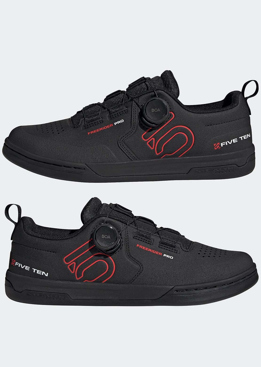 Five Ten Men's Freerider Pro Boa Mountain Bike Shoes Core Black/Red/Ftwr White
