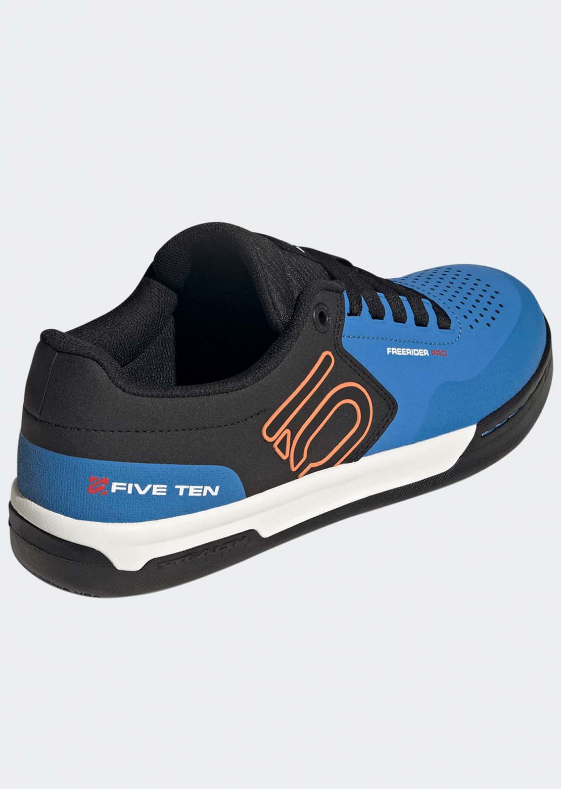 Five Ten Men's Freerider Pro Mountain Bike Shoes Core Black/Pure Orange/Ray Blue