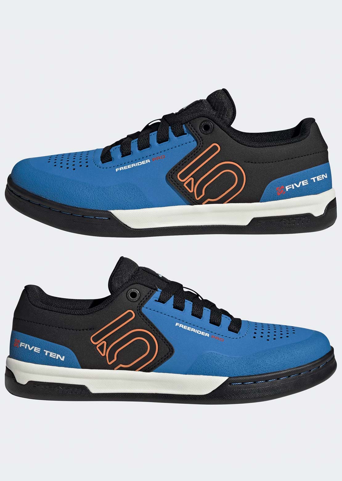 Five Ten Men's Freerider Pro Mountain Bike Shoes Core Black/Pure Orange/Ray Blue