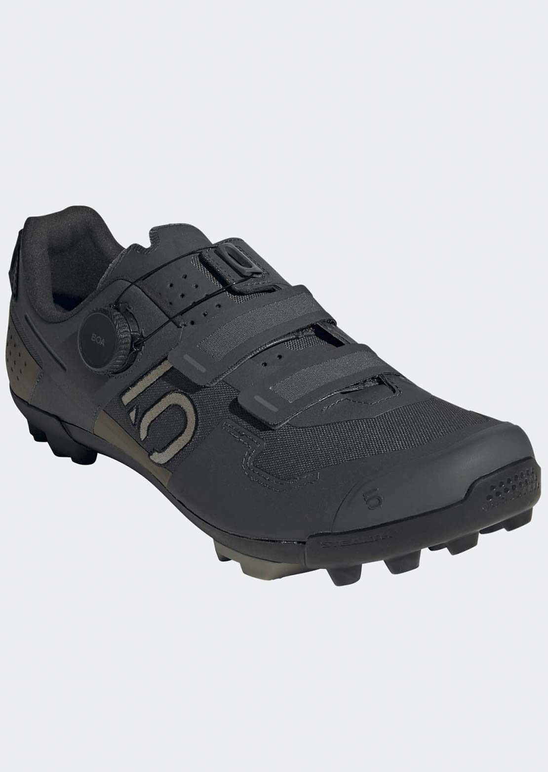 Five Ten Men's Kestrel Boa Mountain Clipless Shoes Gray Six/Silver Pebble/Olive Strata