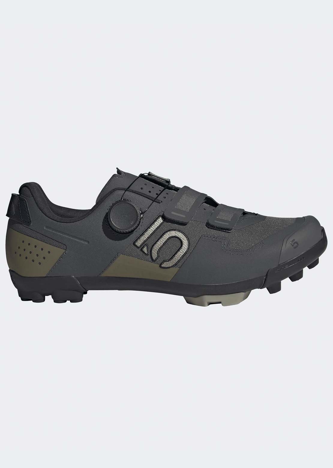 Five Ten Men's Kestrel Boa Mountain Clipless Shoes Gray Six/Silver Pebble/Olive Strata