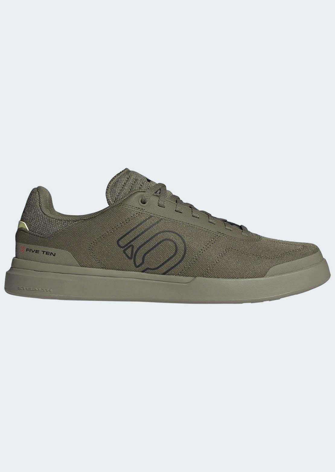 Five Ten Men's Sleuth Deluxe Canvas Flat Mountain Bike Shoes Focus Olive/Core Black/Orbit Green
