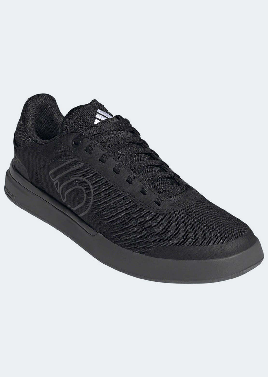 Five Ten Men's Sleuth Deluxe Canvas Flat Mountain Bike Shoes Core Black/Grey Five/FTWR White