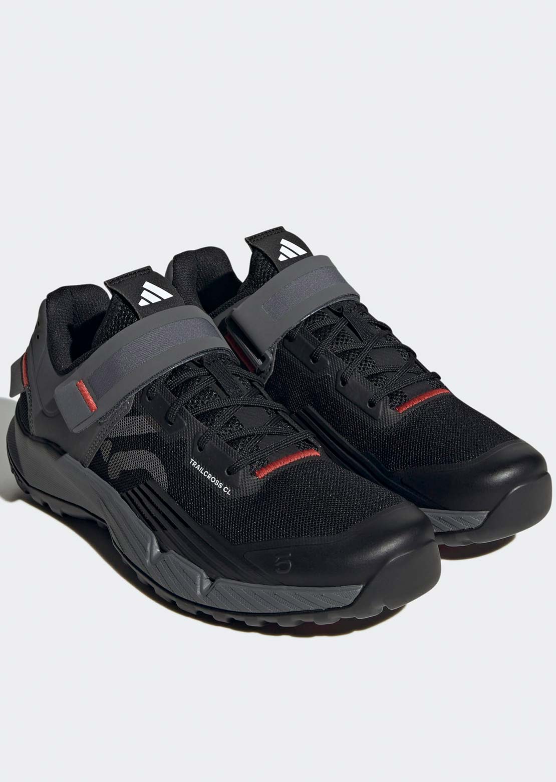Five Ten Women's 5.10 Trailcross Clip-In Mountain Bike Shoes Core Black/Grey Three/Red