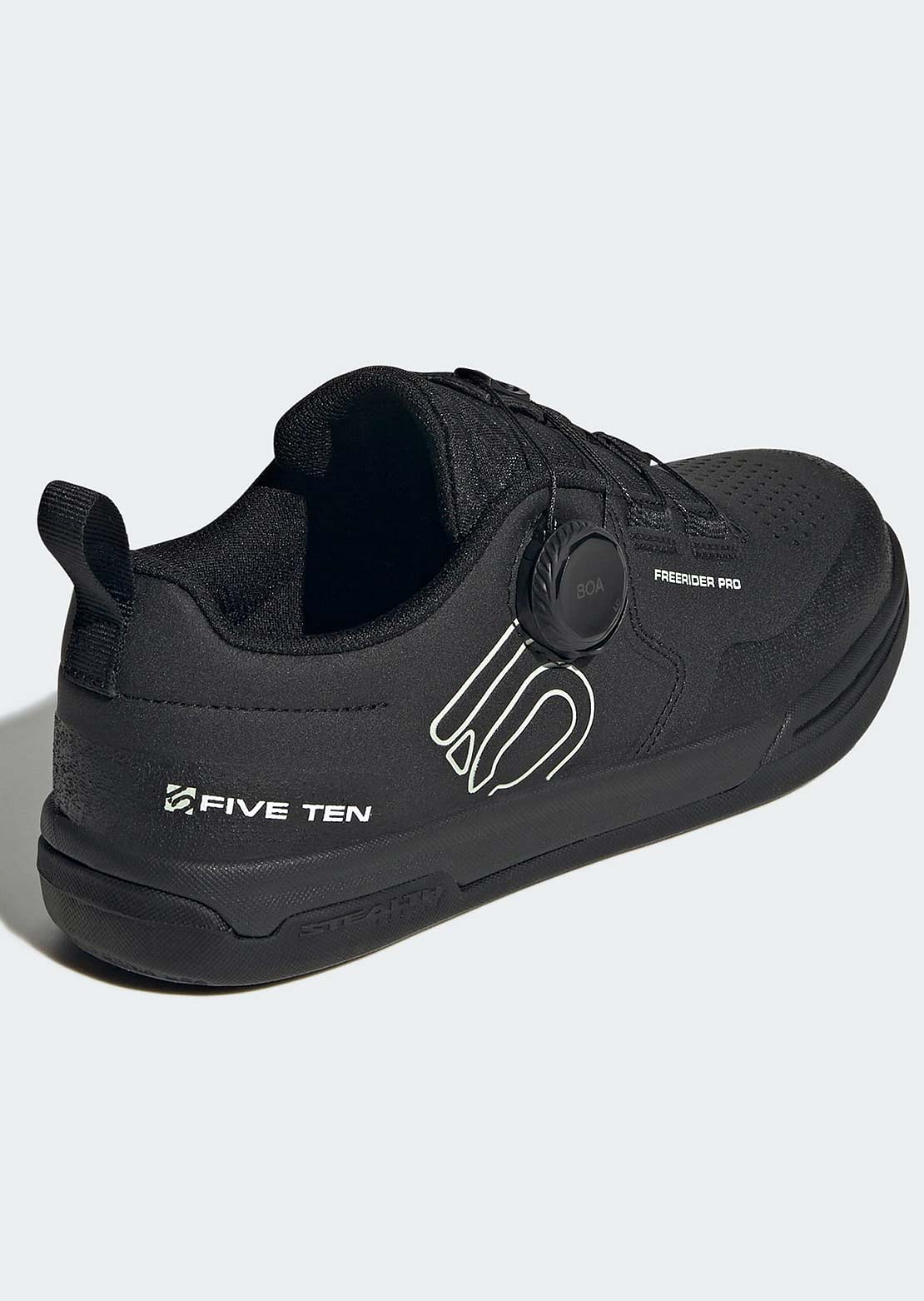 Five Ten Women's Freerider Pro Boa Mountain Bike Shoes Core Black/Linen Green/Ftwr White