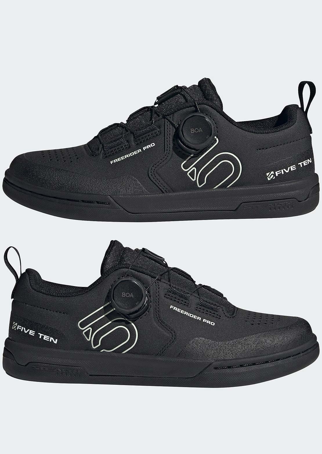 Five Ten Women's Freerider Pro Boa Mountain Bike Shoes Core Black/Linen Green/Ftwr White