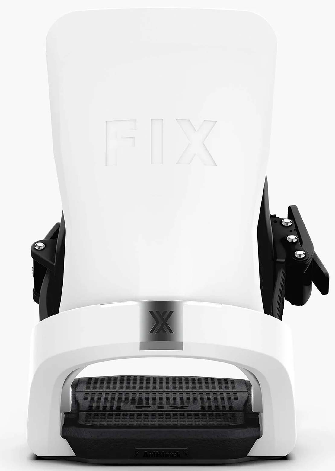 Fix Unisex Block 3 Snowboard Bindings Frost White