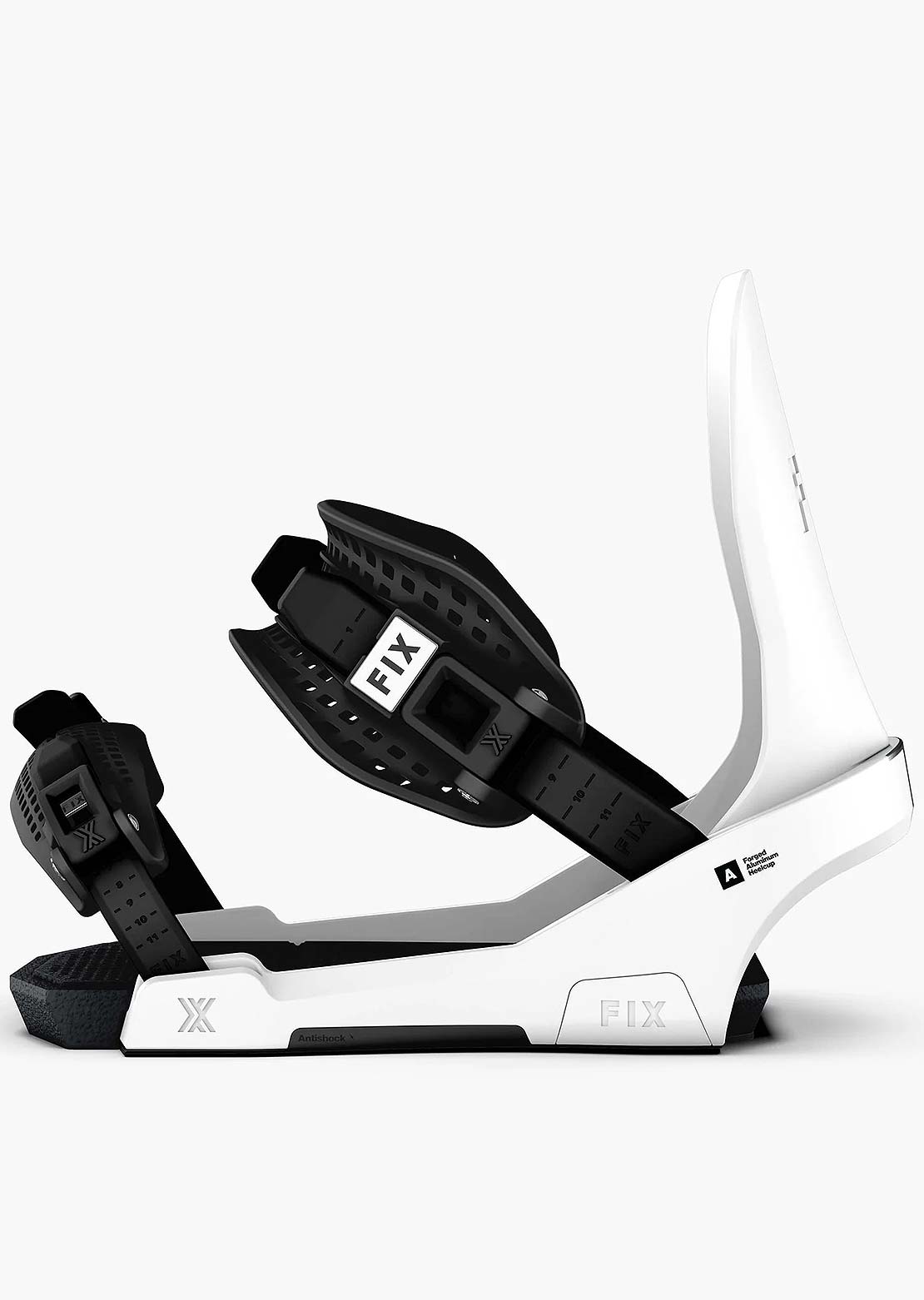 Fix Unisex Block 3 Snowboard Bindings Frost White