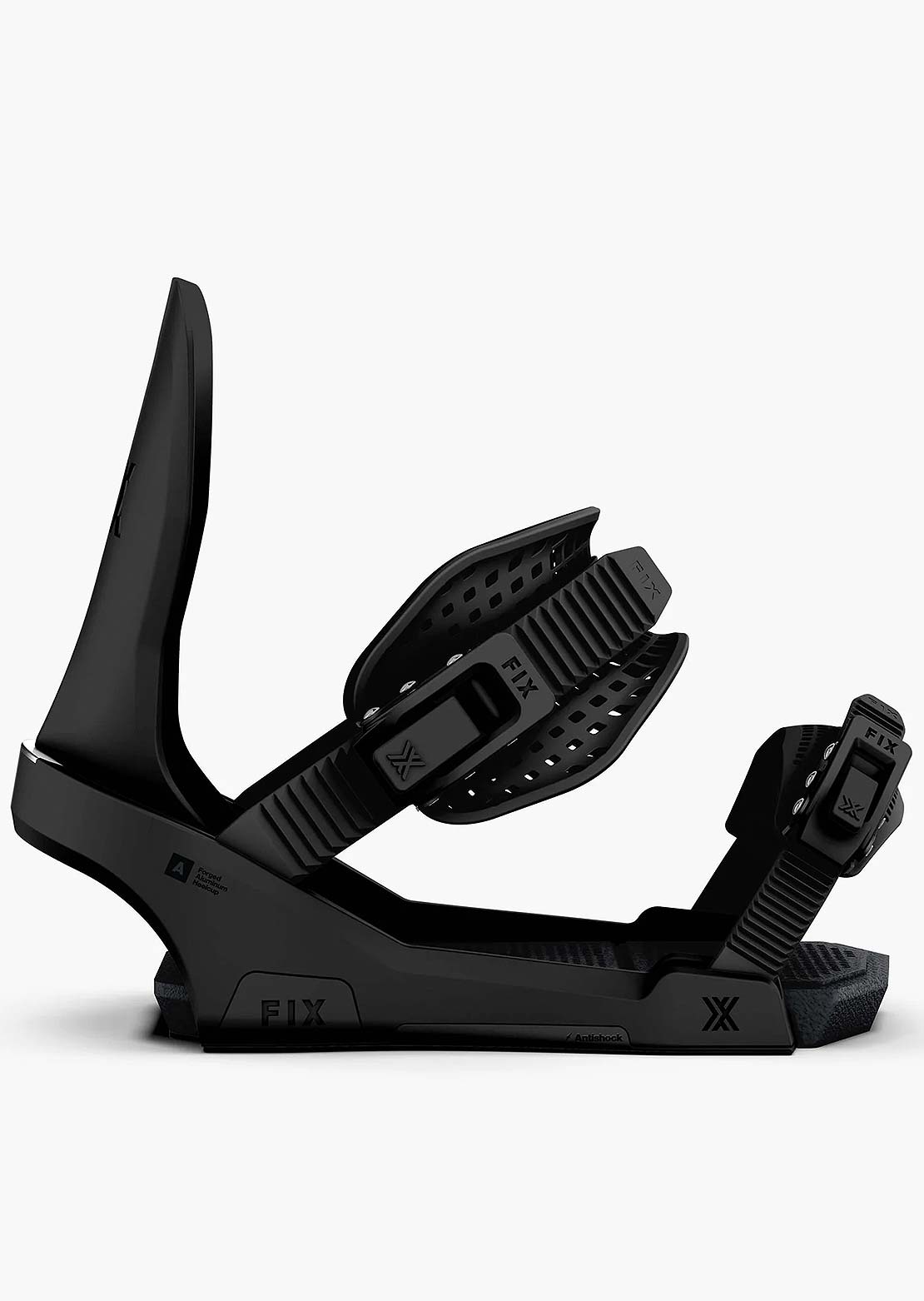 Fix Unisex Block 3 Snowboard Bindings True Black