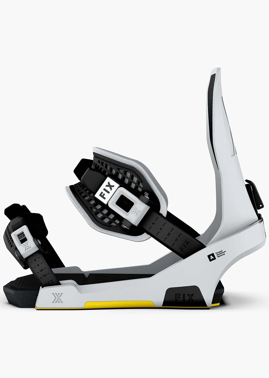 Fix Unisex Block 5 Snowboard Bindings Fusion Grey