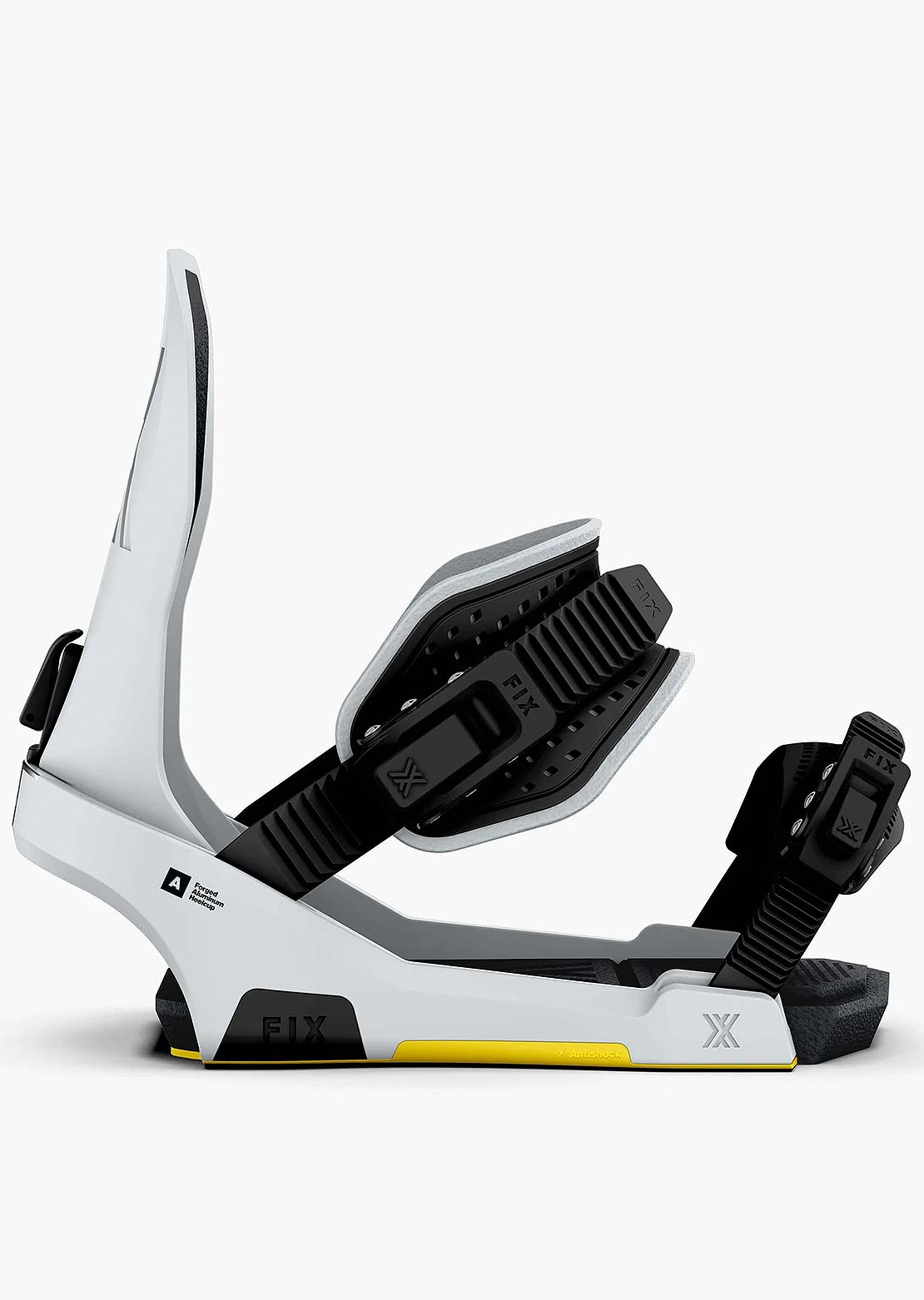 Fix Unisex Block 5 Snowboard Bindings Fusion Grey