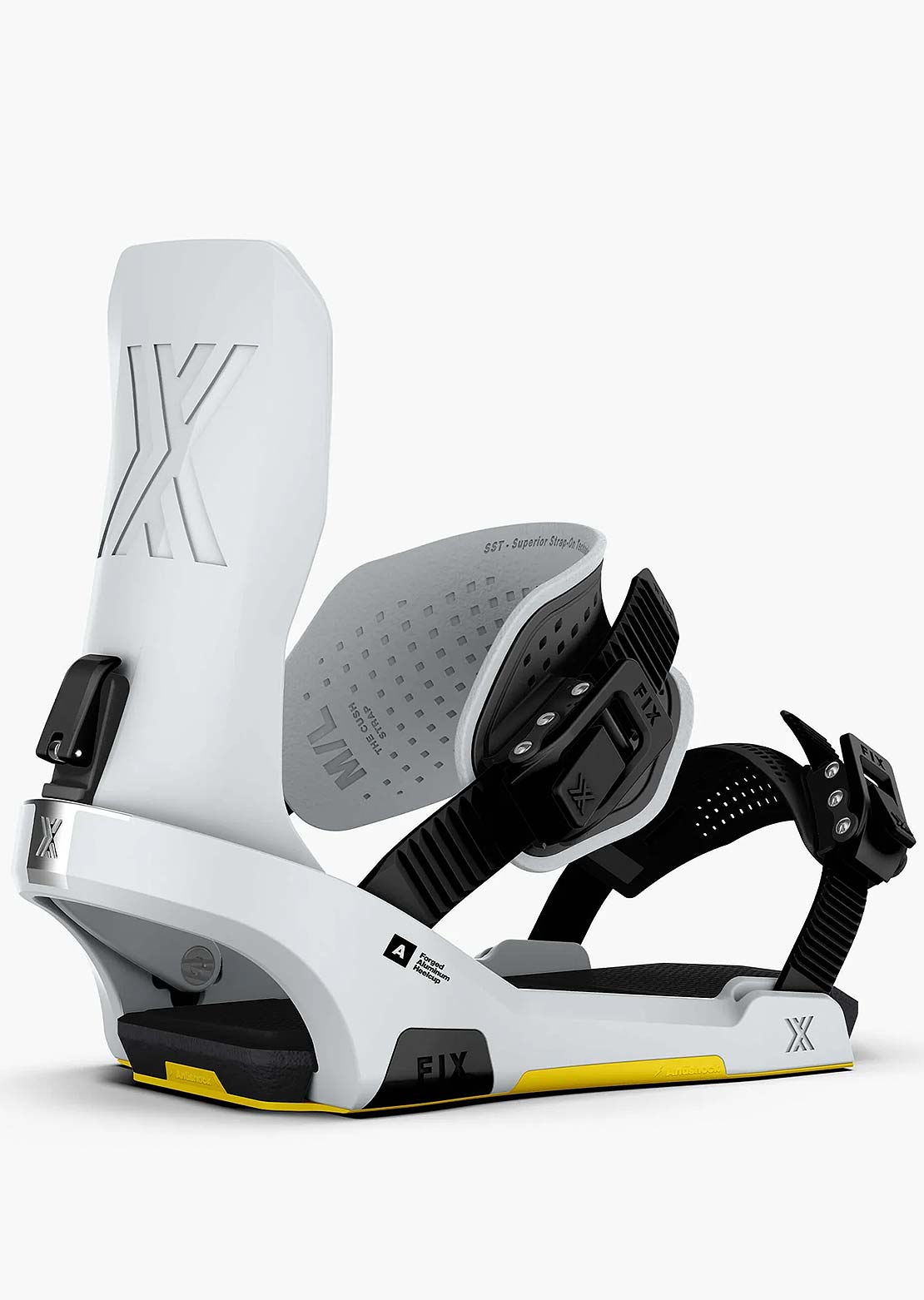 Fix Unisex Block 5 Snowboard Bindings Fusion Grey