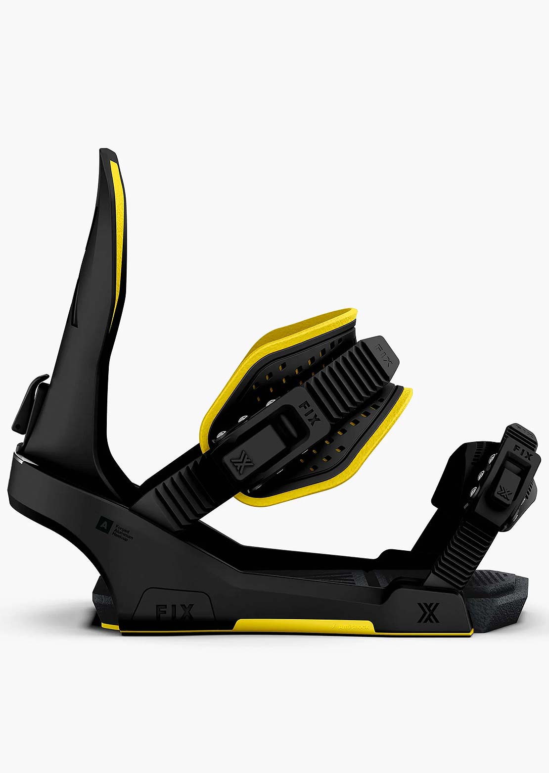 Fix Unisex Block 5 Snowboard Bindings True Black