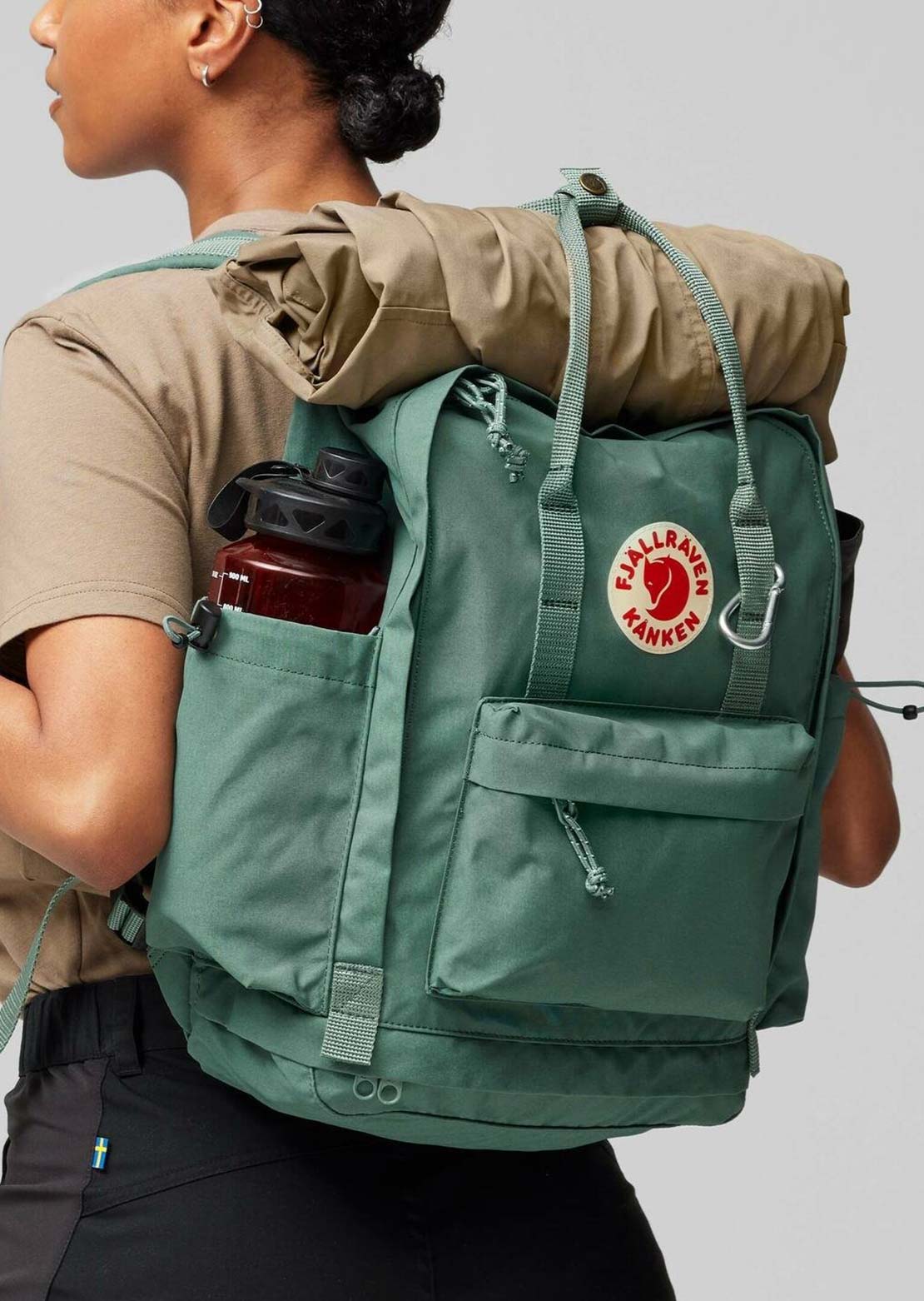 Fjallraven Kånken Outlong Backpack Frost Green