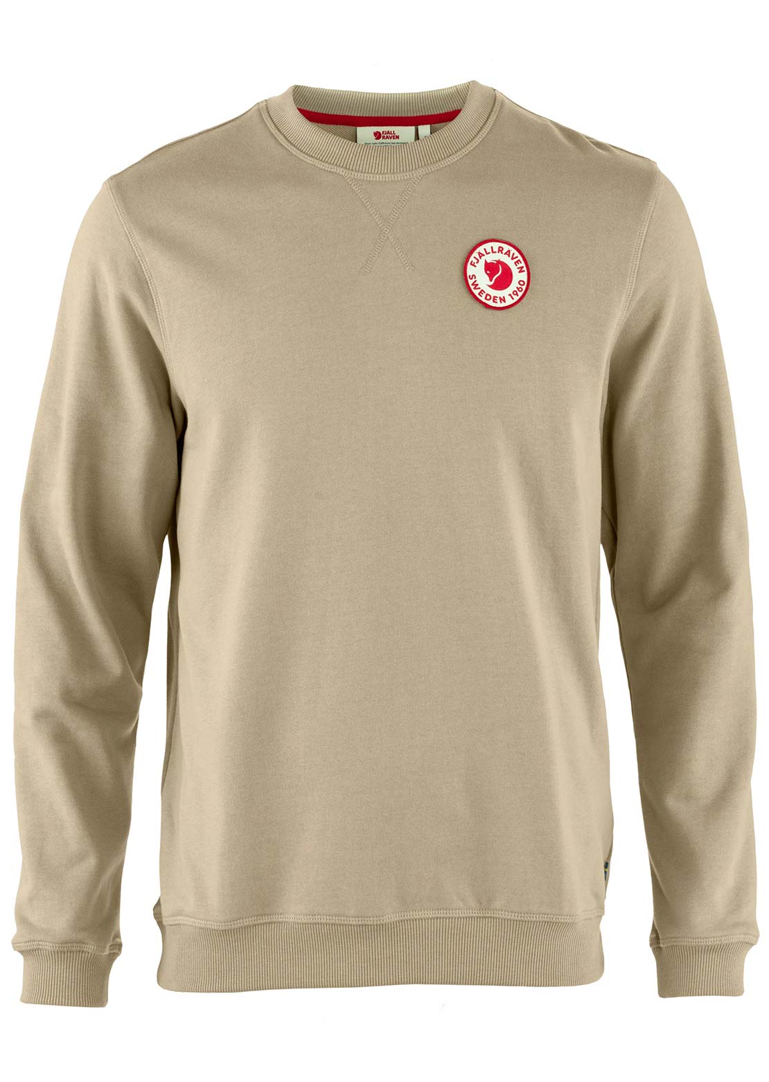 Fjallraven Men's 1960 Logo Badge Sweater Fossil