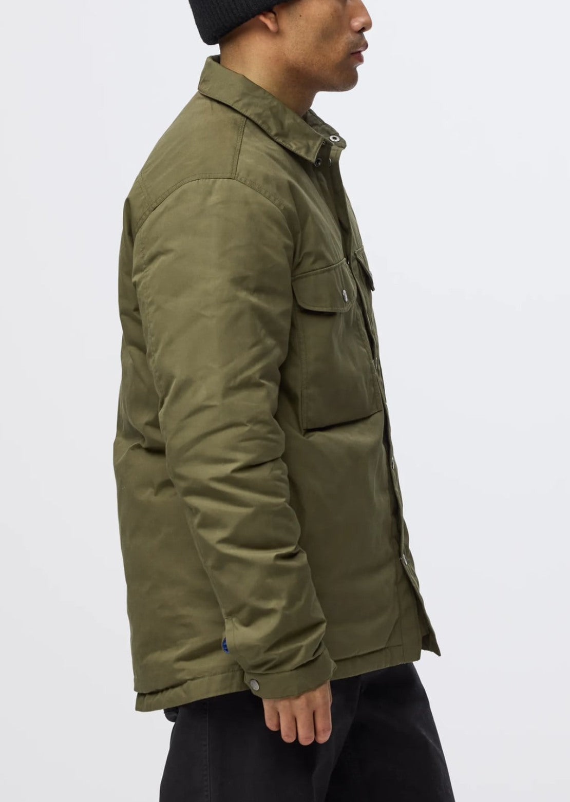 Fjallraven Men's Ovik Down Shirt Jacket Laurel Green