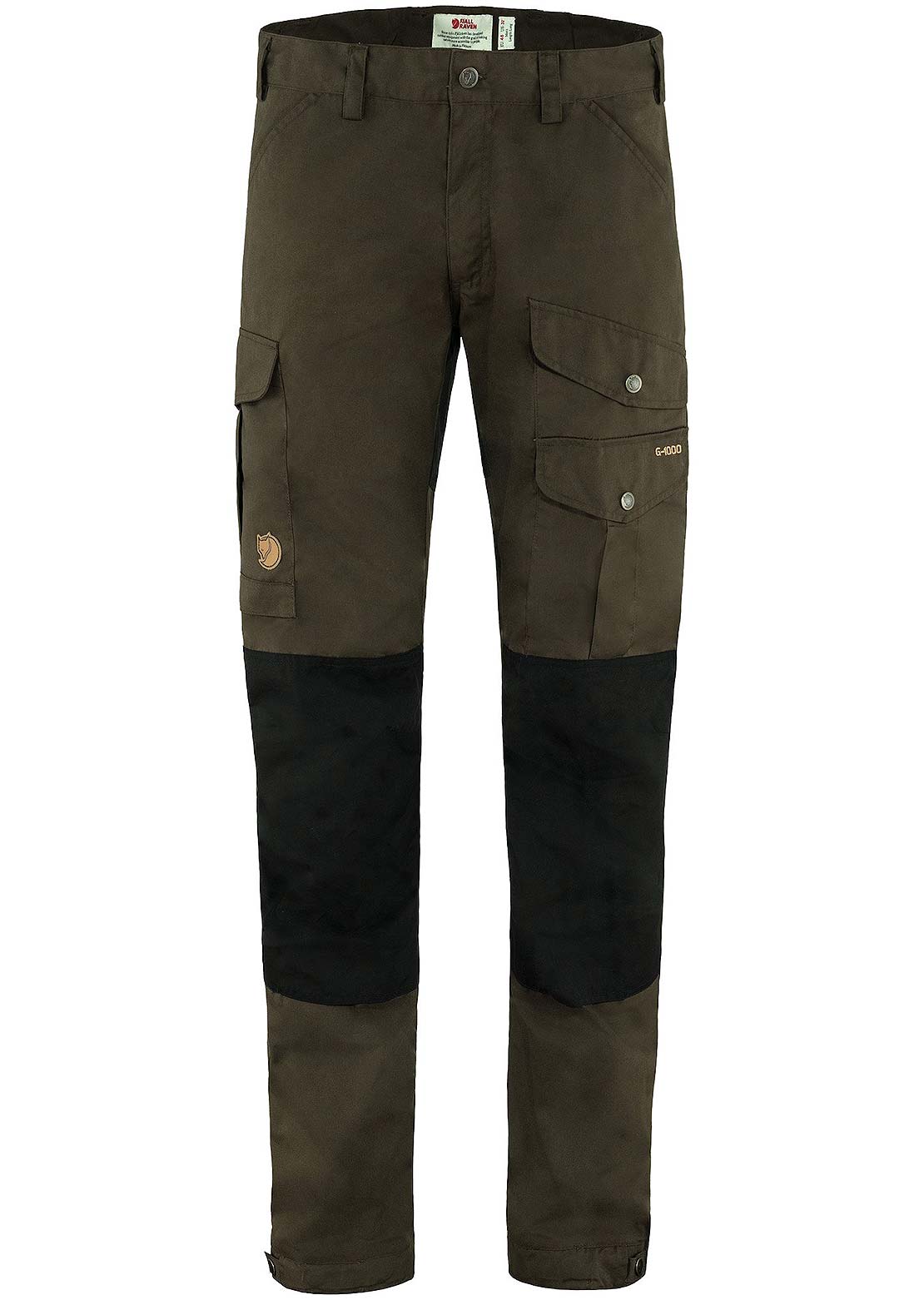 Fjallraven Men's Vidda Pro Regular Trousers Dark Olive/Black