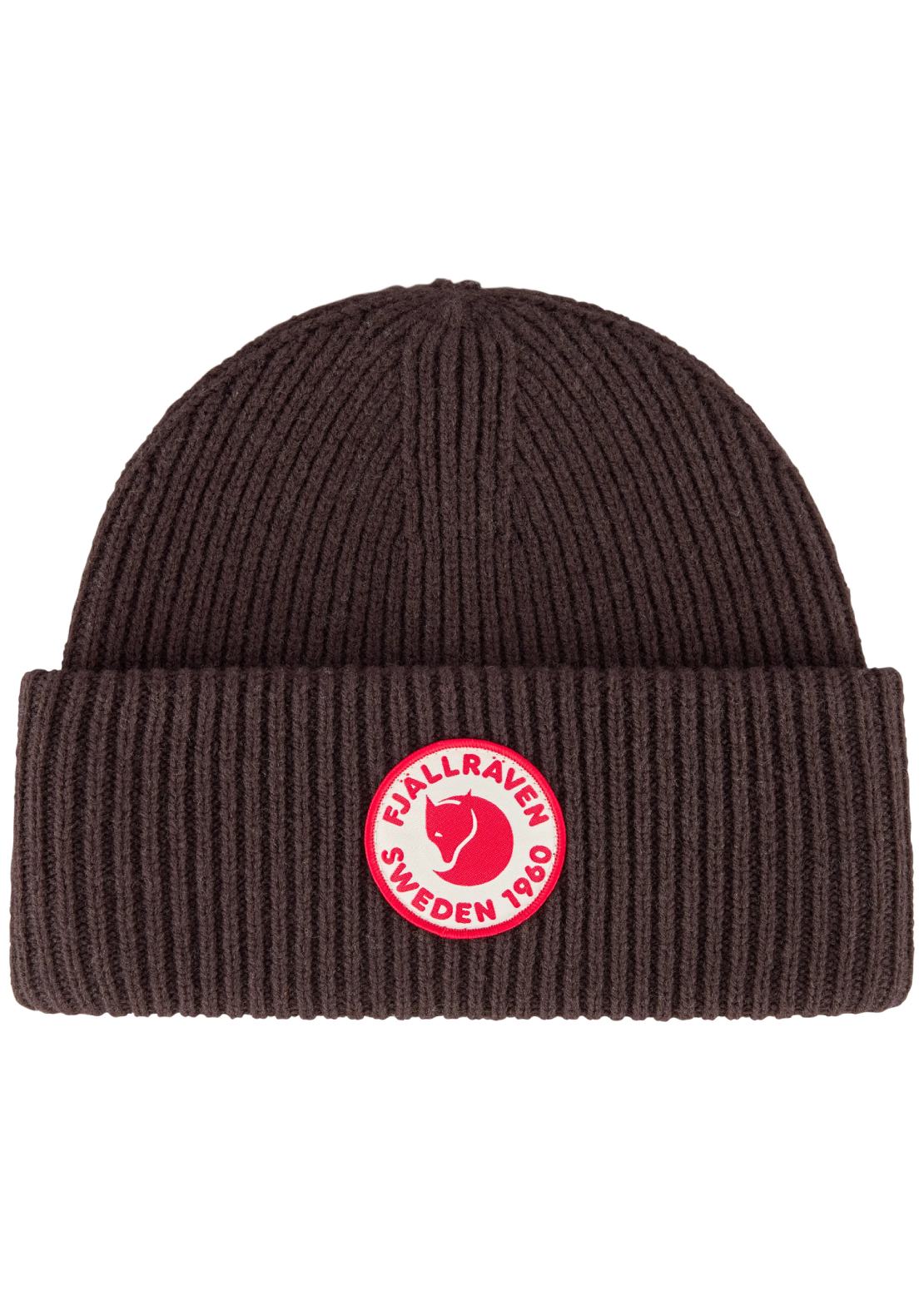 Fjallraven Unisex 1960 Logo Beanie Black Oak