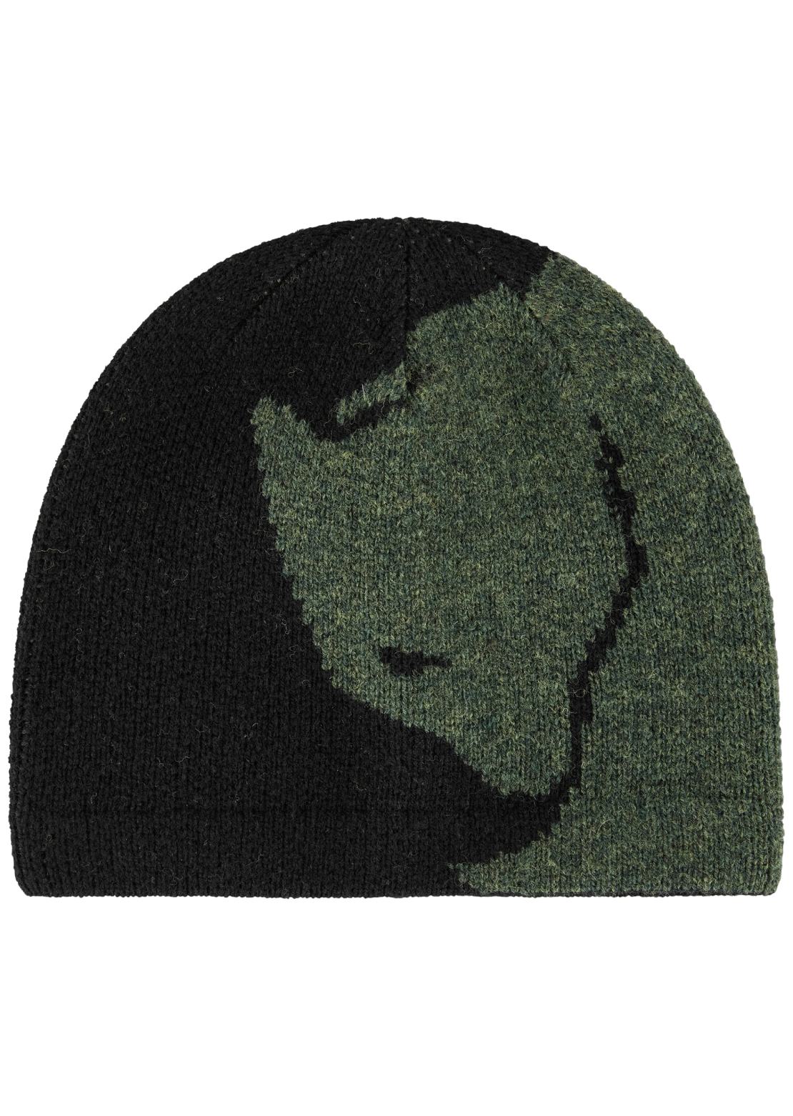 Fjallraven Unisex Bergtagen Jacquard Beanie Black/Deep Forest