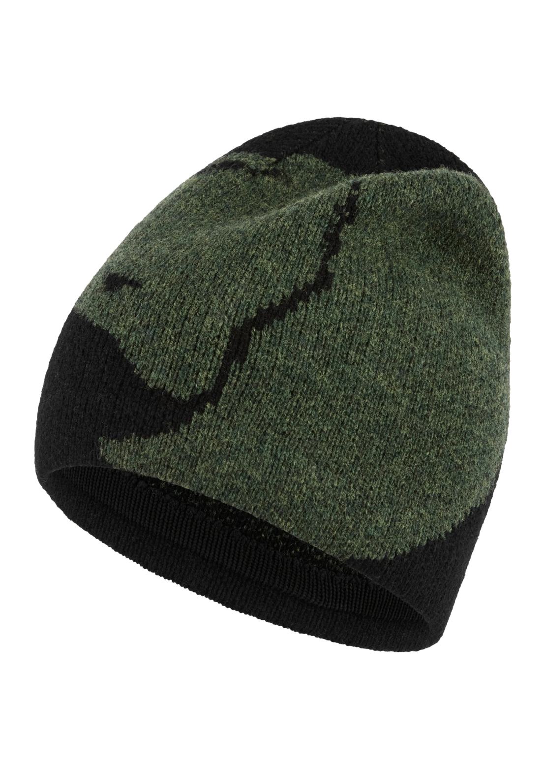 Fjallraven Unisex Bergtagen Jacquard Beanie Black/Deep Forest