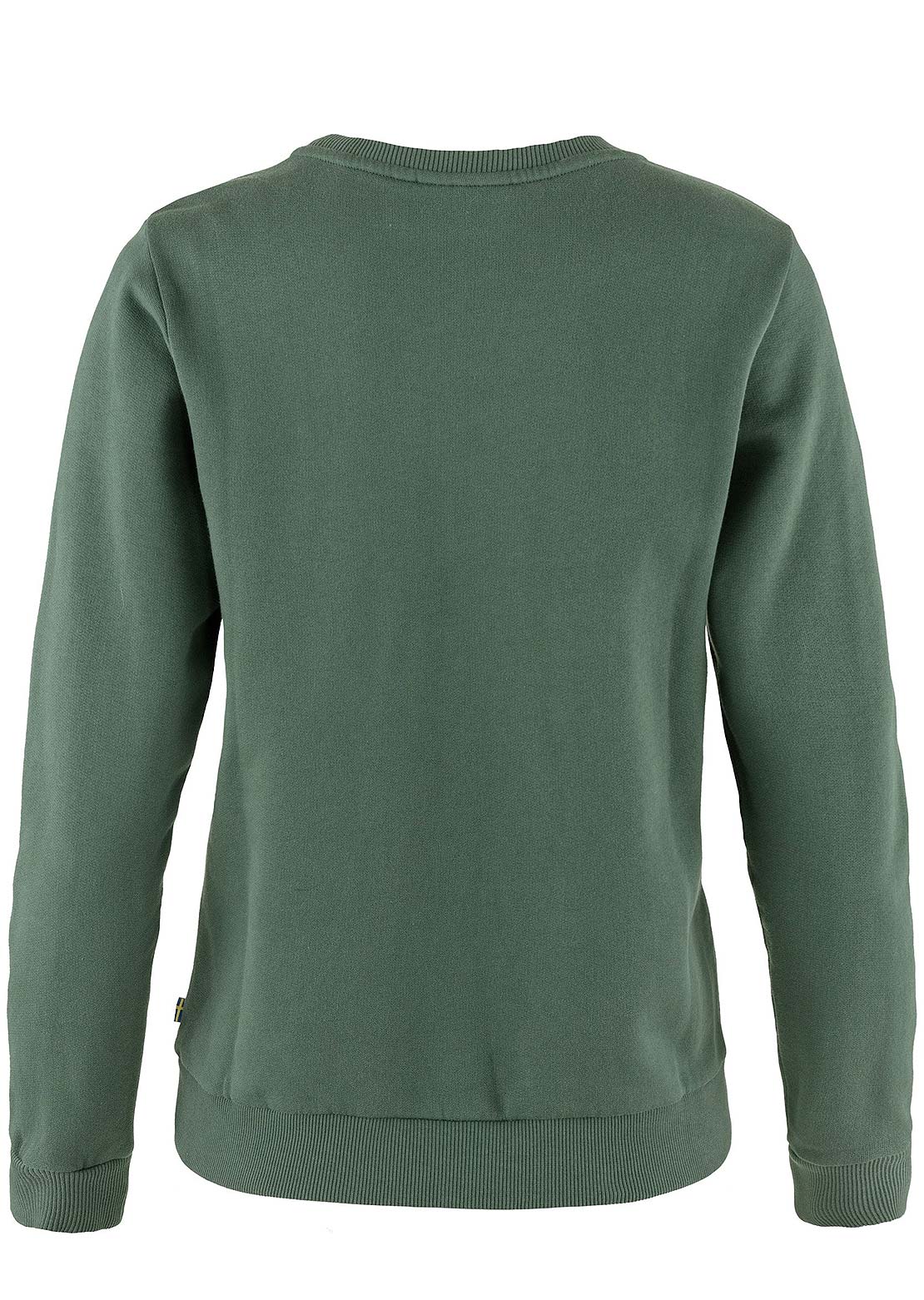 Fjallraven Women's Logo Sweater Deep Patina/Misty Green