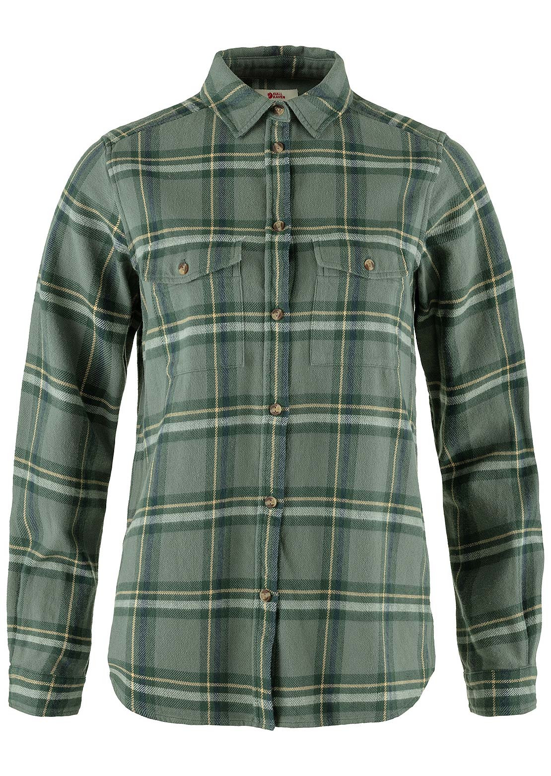 Fjallraven Women's Ovik Heavy Flannel Button Up Shirt