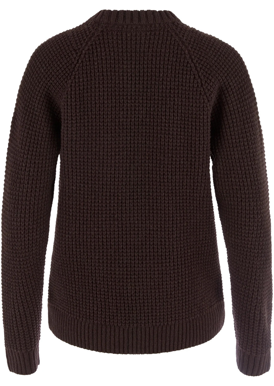 Fjallraven Women's Ovik Waffle Knit Sweater Black Oak