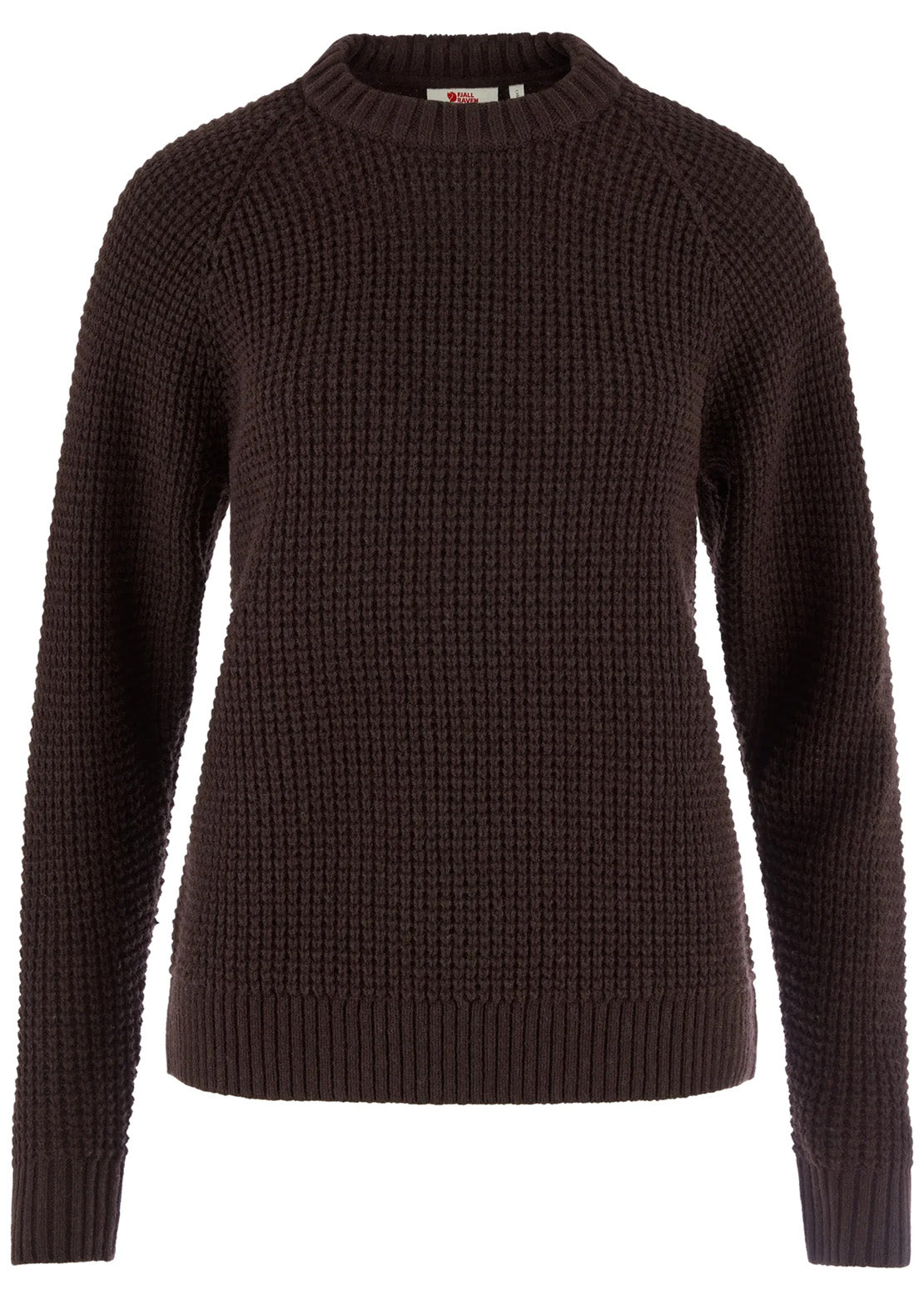 Fjallraven Women's Ovik Waffle Knit Sweater Black Oak
