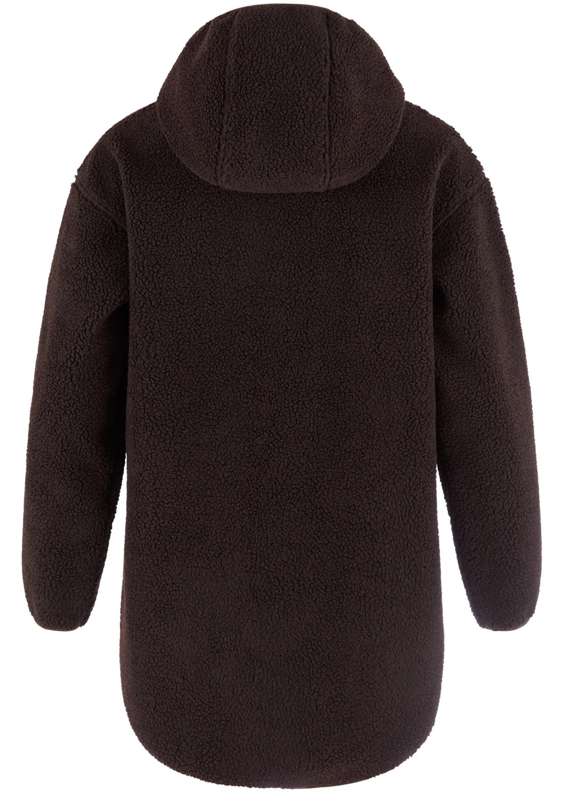 Fjallraven Women's Vardag Pile Fleece Long Jacket Black Oak