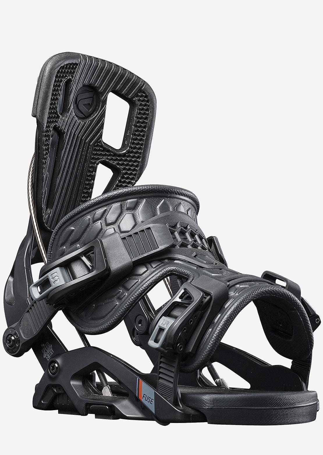 Flow Men&#39;s Fuse Hybrid Snowboard Bindings Black