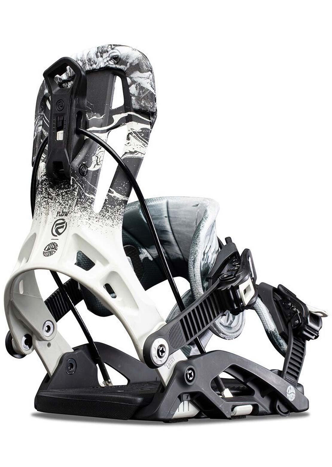 Flow Men's Fuse Snowboard Bindings White