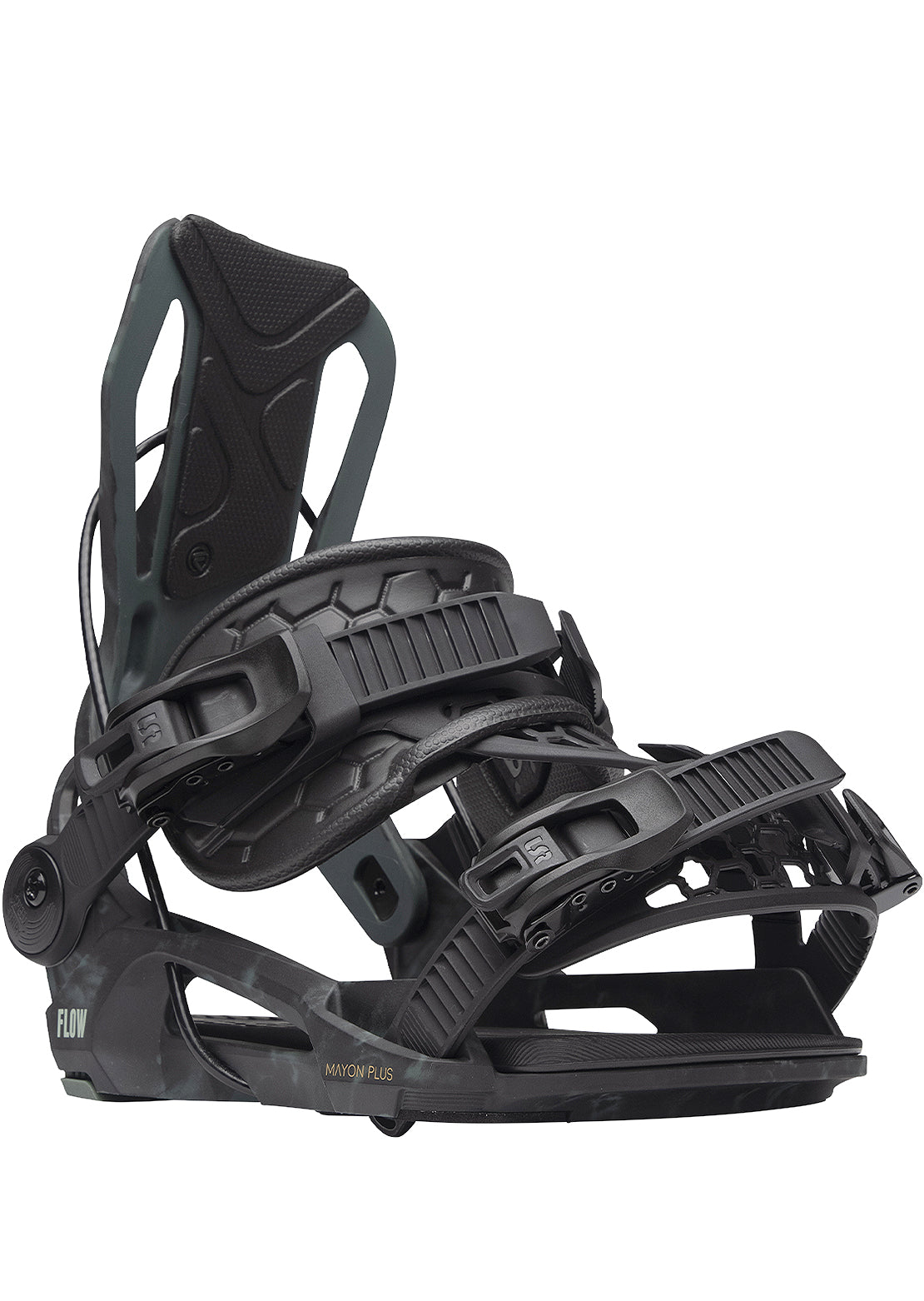 Flow Women's Mayon-Plus Hybrid Snowboard Bindings Blackaqua