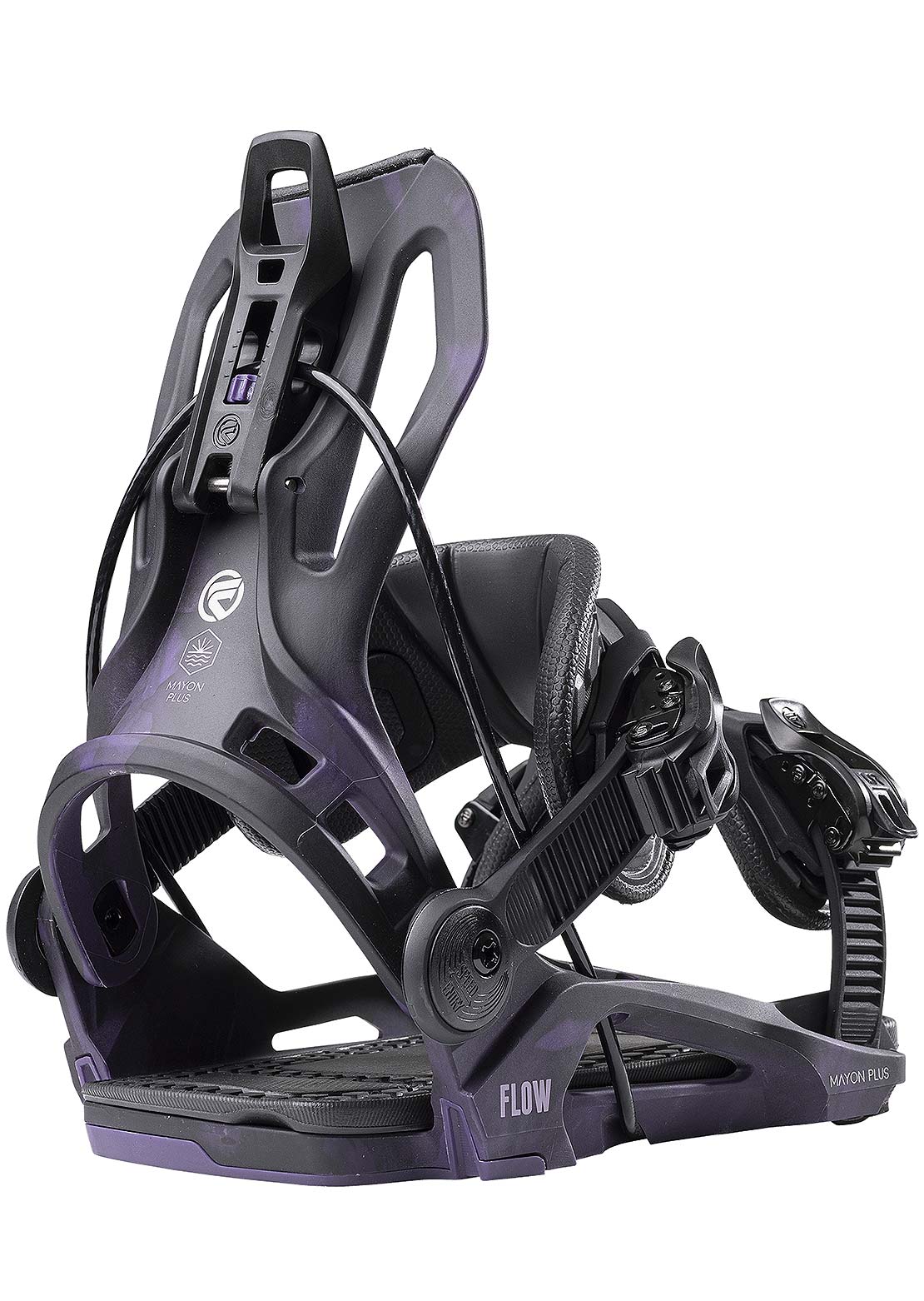 Flow Women's Mayon-Plus Snowboard Bindings Black Plum