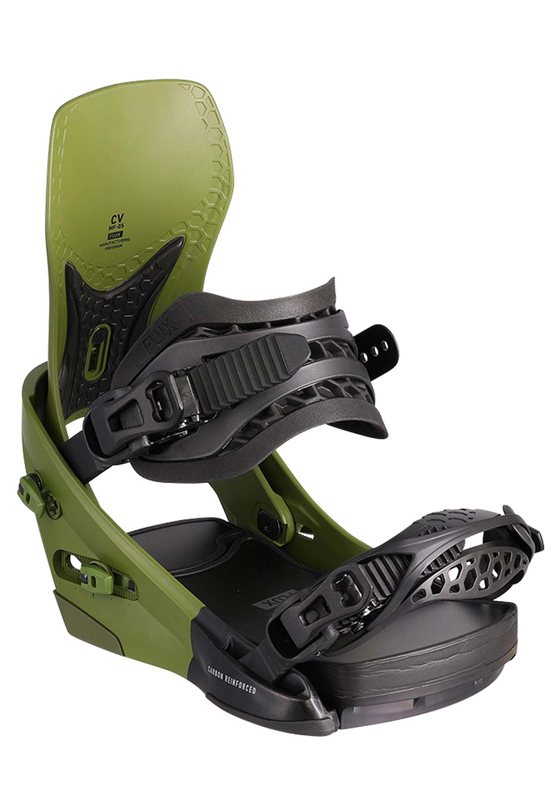 Flux Unisex CV MF Snowboard Bindings Green