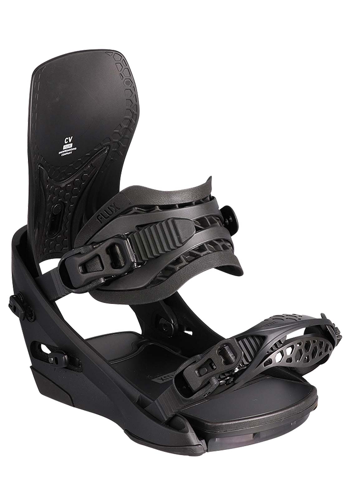 Flux Unisex CV Snowboard Bindings Black
