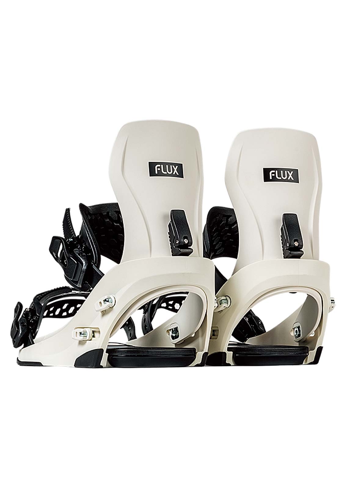 Flux Unisex CV Snowboard Bindings Off White