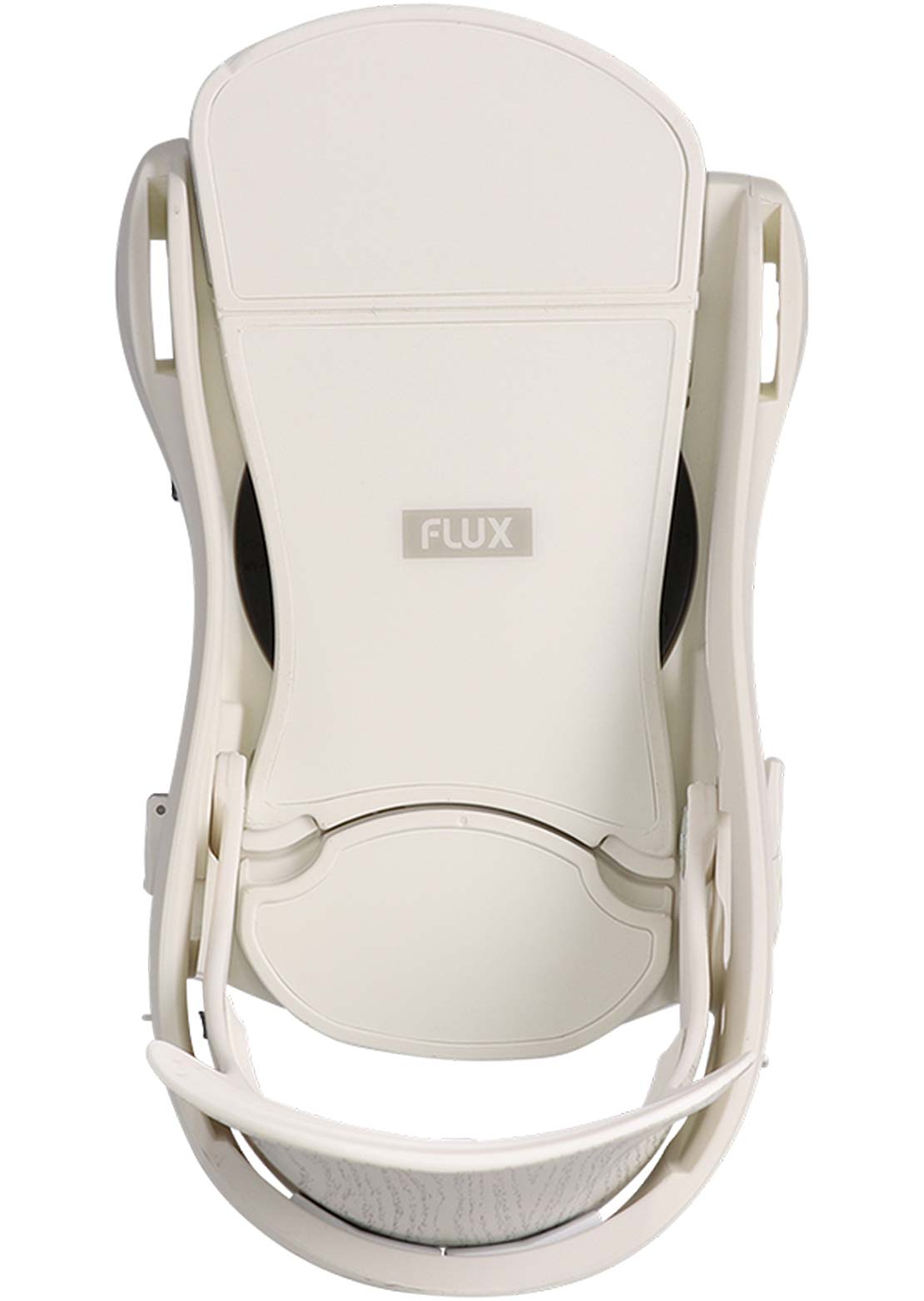 Flux Unisex SR Snowboard Bindings White Wood