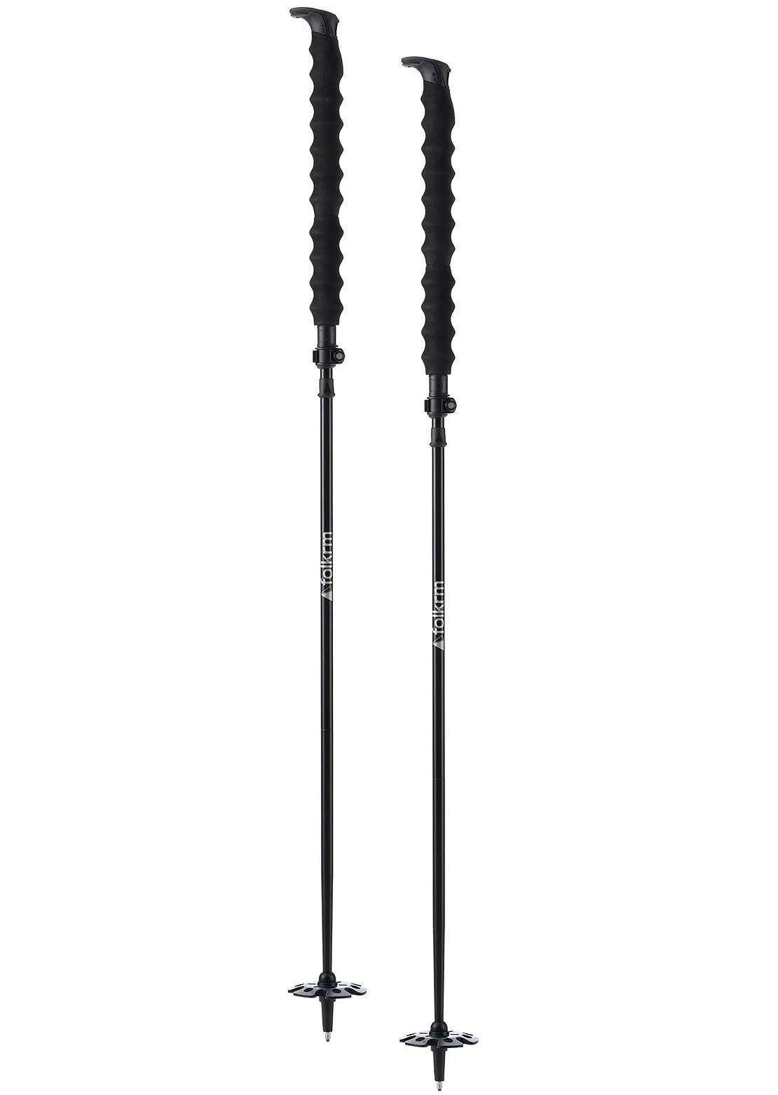 Folkrm Unisex Kulshan Adjustable Folding Poles Onyx Black