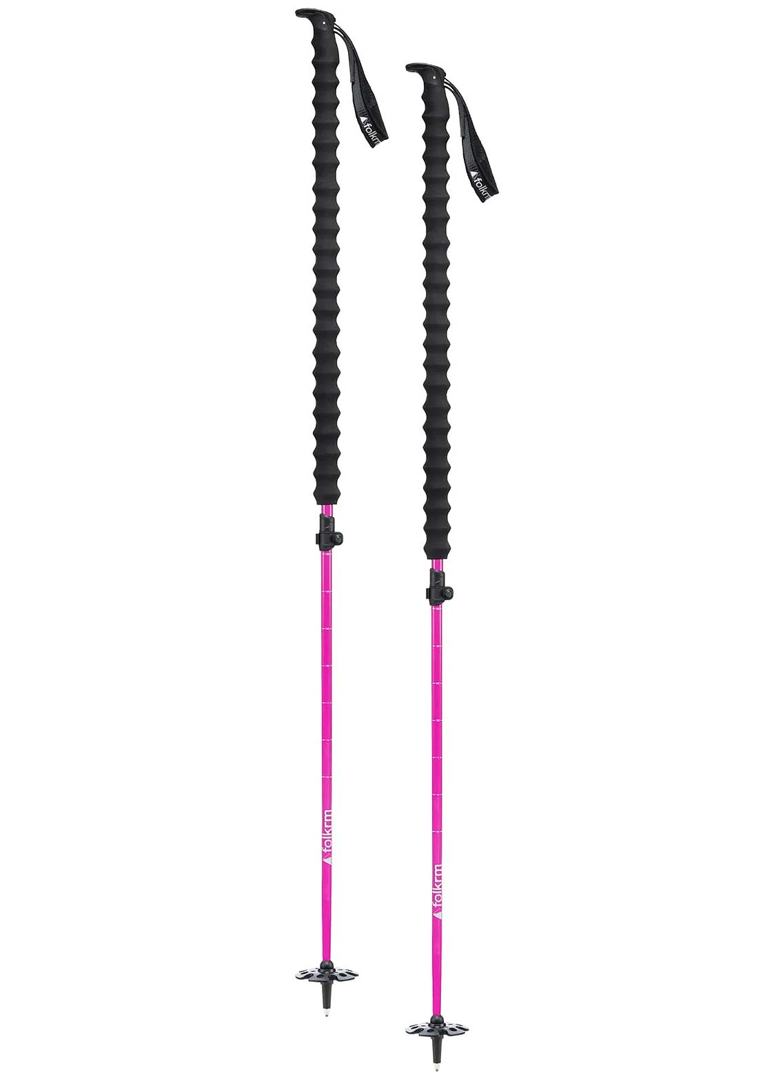 Folkrm Unisex Pahto Ski Poles Gooseberry Pink