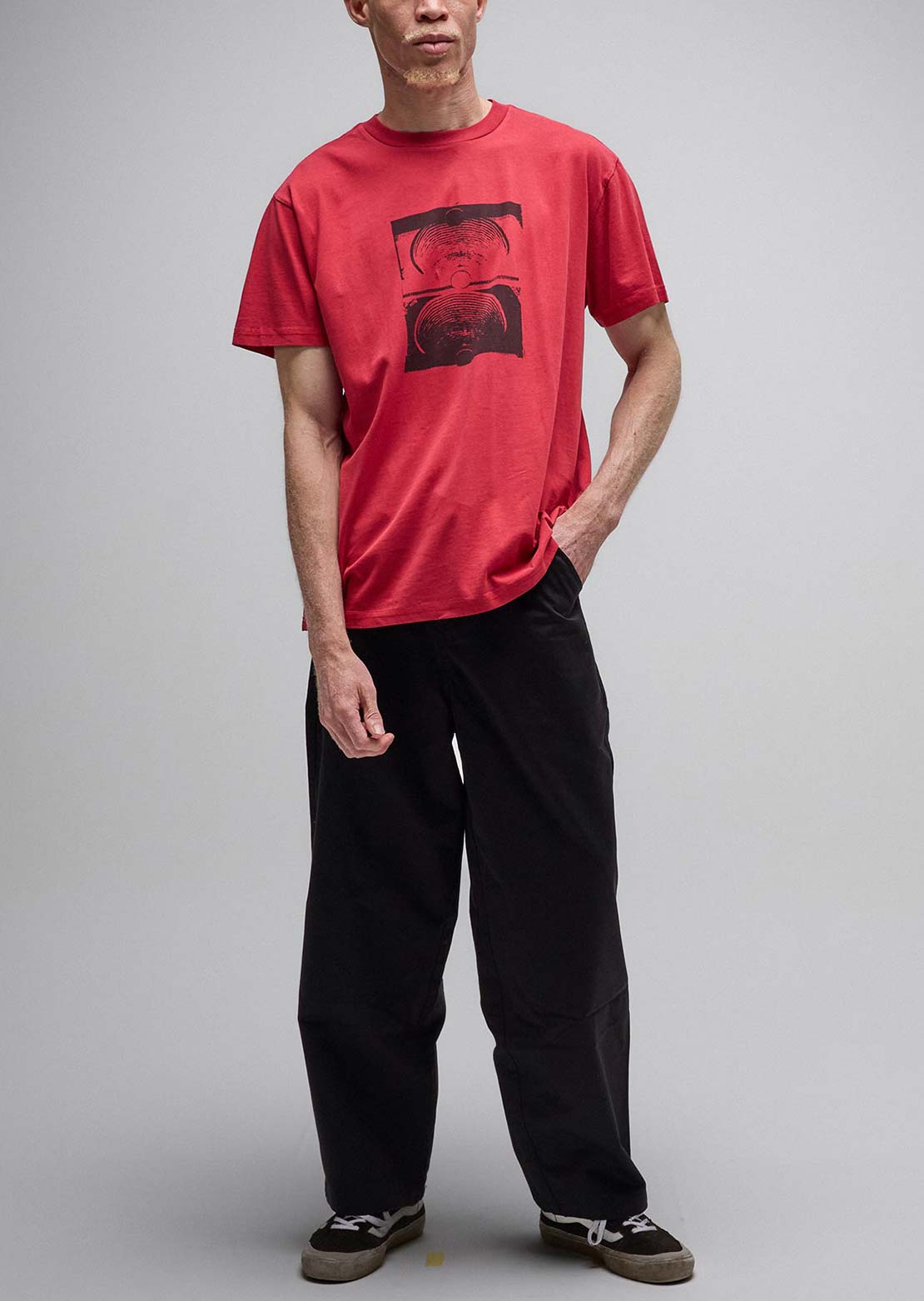 Former Men's Crux Overdye T-Shirt Washed Cherry