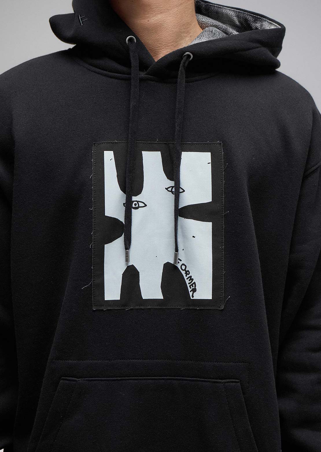Former Men's Enigma Patch Hood Black