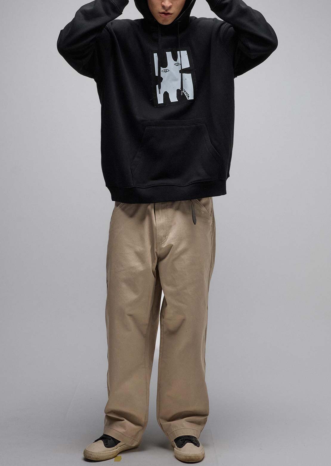 Former Men's Enigma Patch Hood Black
