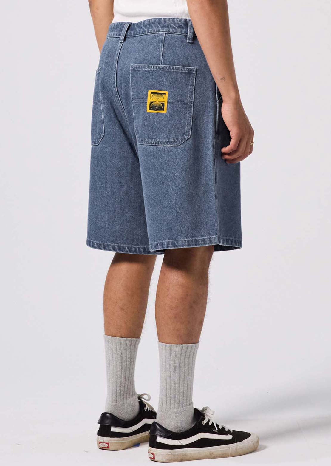 Former Men's Reynolds 21 Denim Walkshorts Mid Blue